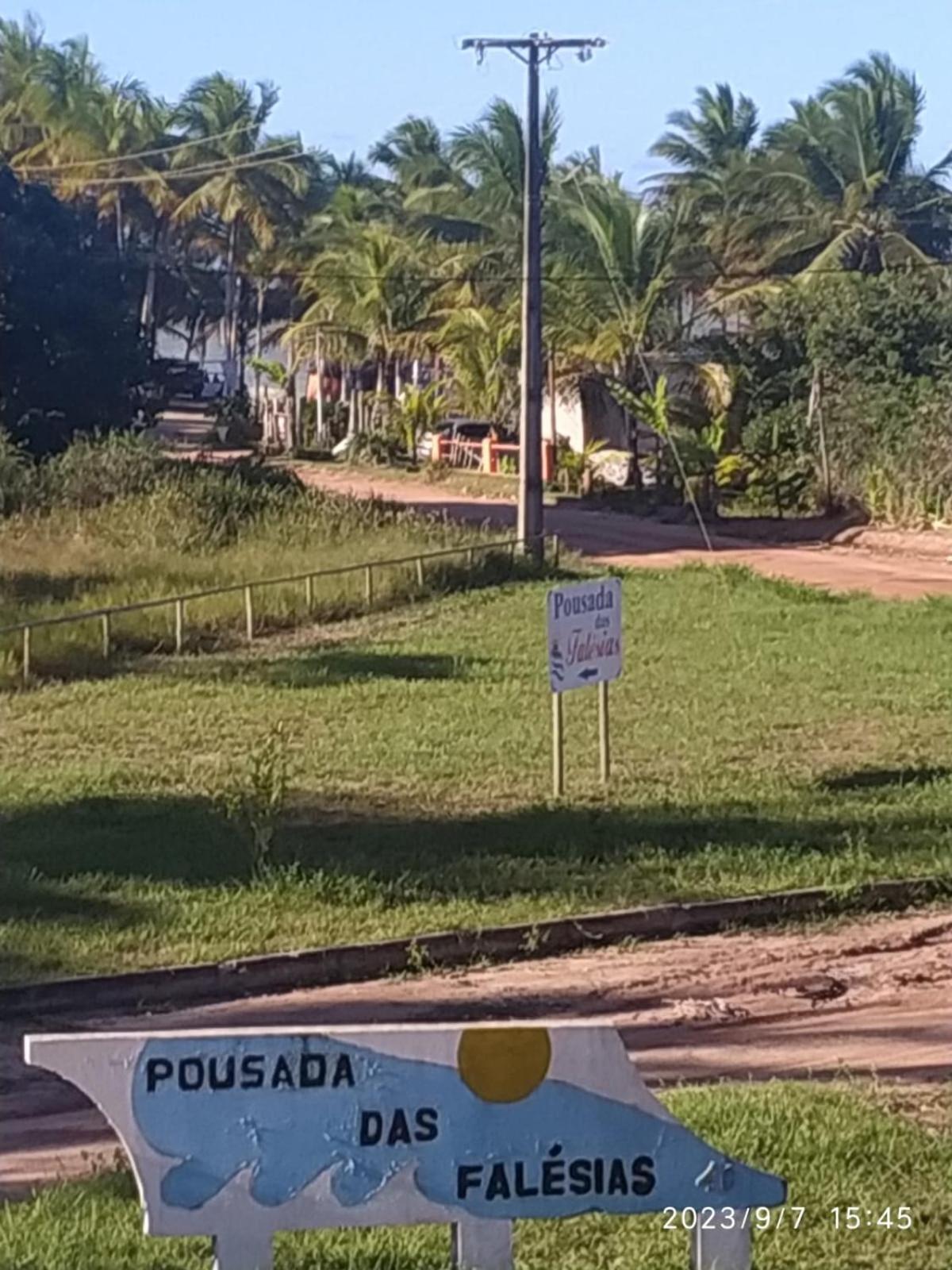 Pousada Das Falesias Hotel Prado Exterior foto